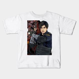 Leon S Kennedy RE 2 Kids T-Shirt